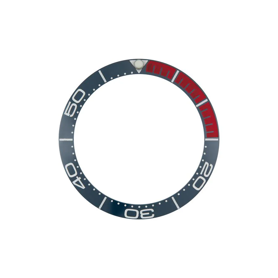 SMP Style Ceramic Sloped Bezel Insert for SKX/SRPD - Blue/Red