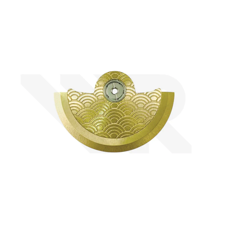 Seiko NH Movement Rotor - Seigaiha Wave: Gold