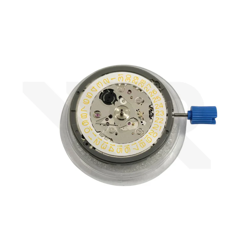 Seiko (SII) NH35A Automatic Movement (White/Yellow Date Disc)