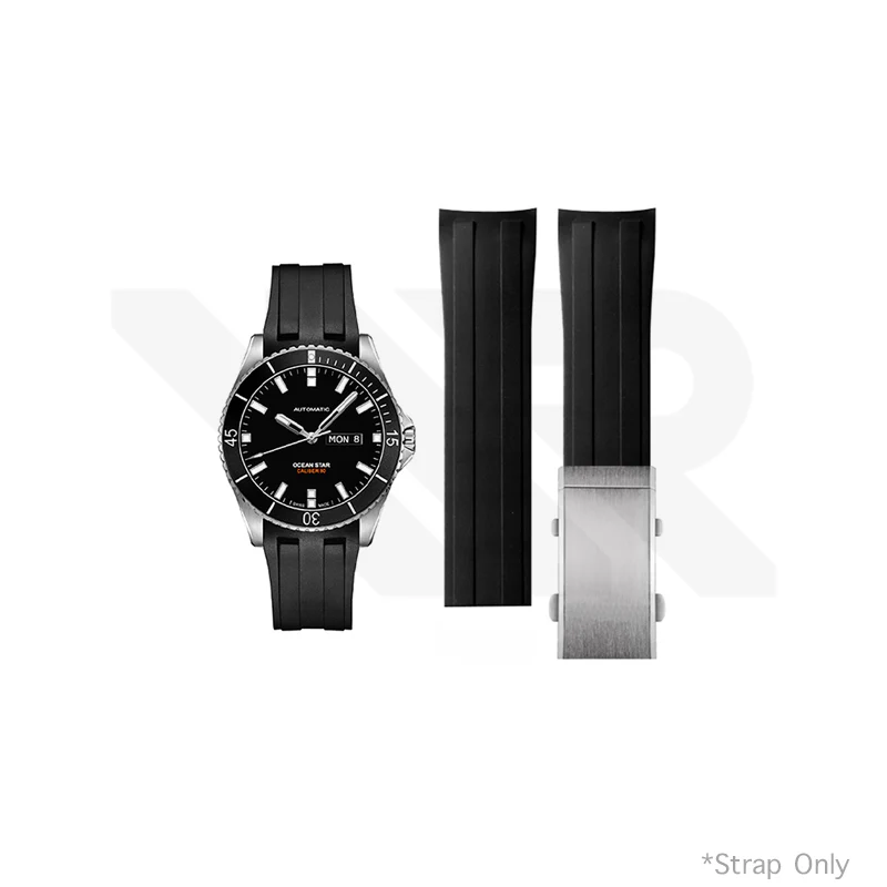 Replacement Rubber Strap Compatible with Mido Ocean Star Series M026430 , M026629 , M026608