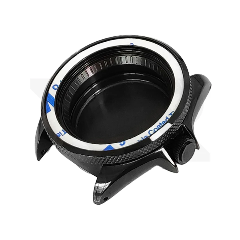 SKX Polished Case Set for Seiko Mod: Black (3'o clock Crown) - Image 3