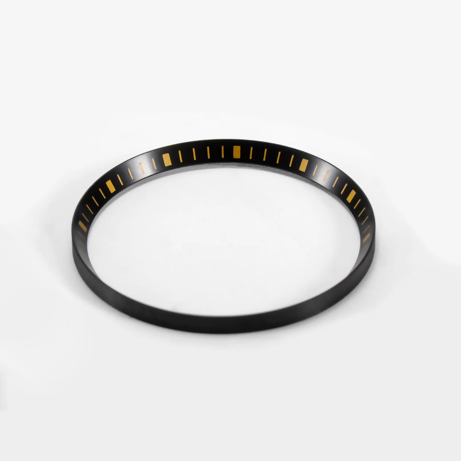 Seiko Mod SKX / SRPD Chapter Ring: Black with Gold Markers