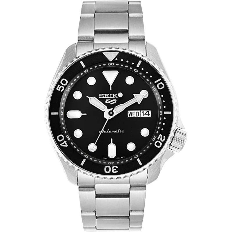 Seiko Mod Lumed Chapter Ring for SKX007/SRPD: Brushed Black with Minute Markers - Image 3