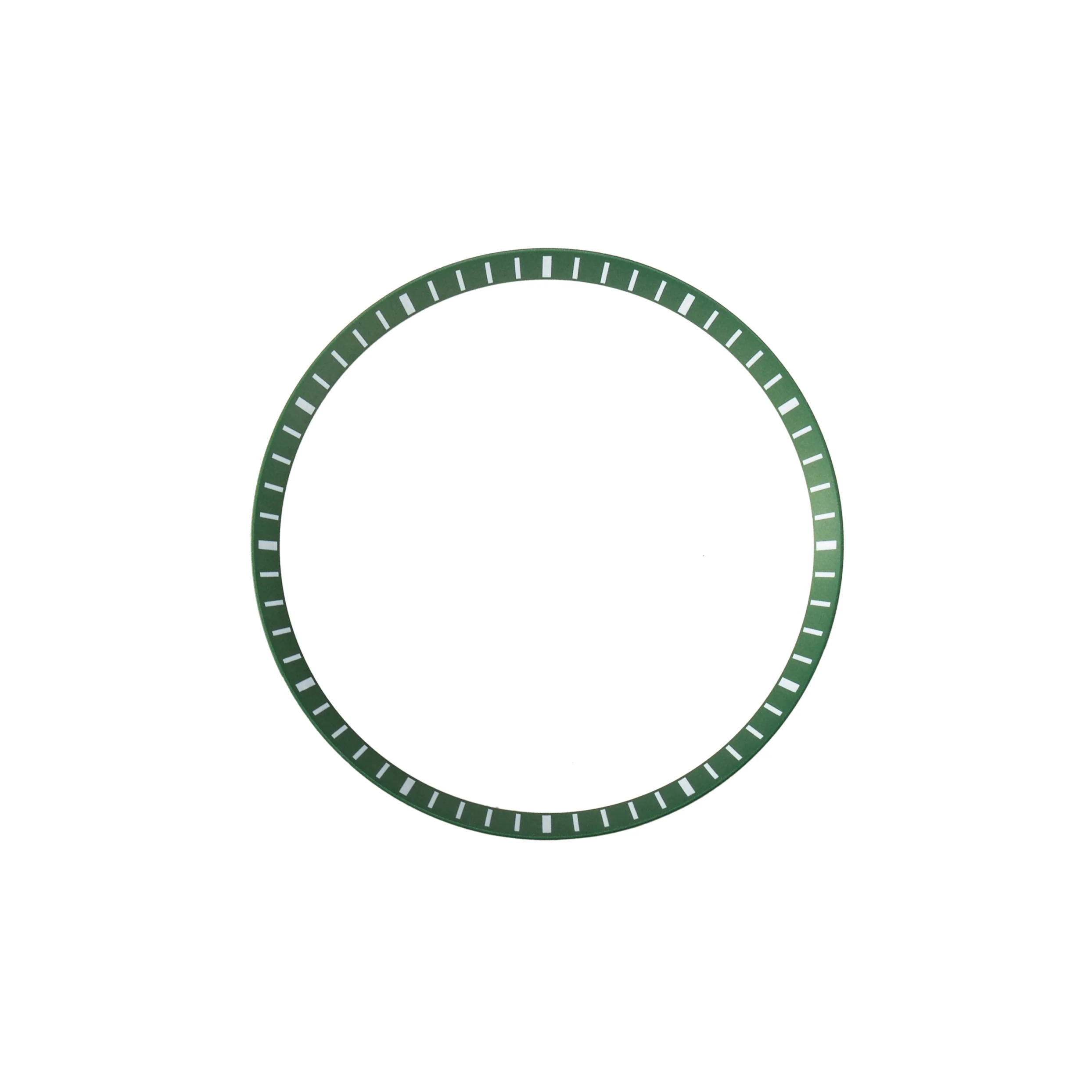 Seiko Mod SKX / SRPD Chapter Ring: Dark Green With White Markers - Image 3