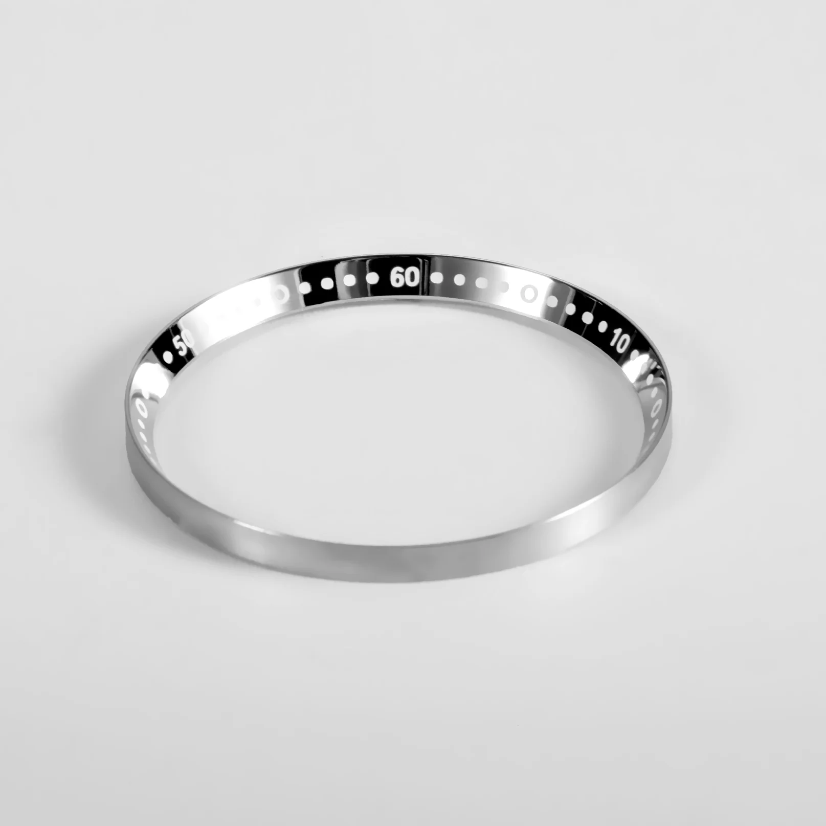 Seiko Mod Lumed Chapter Ring for SKX007/SRPD: Polished Stainless Steel - Image 2