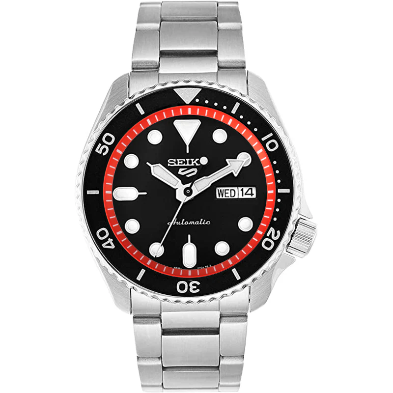Seiko Mod SKX / SRPD Chapter Ring: Red With White Markers - Image 2