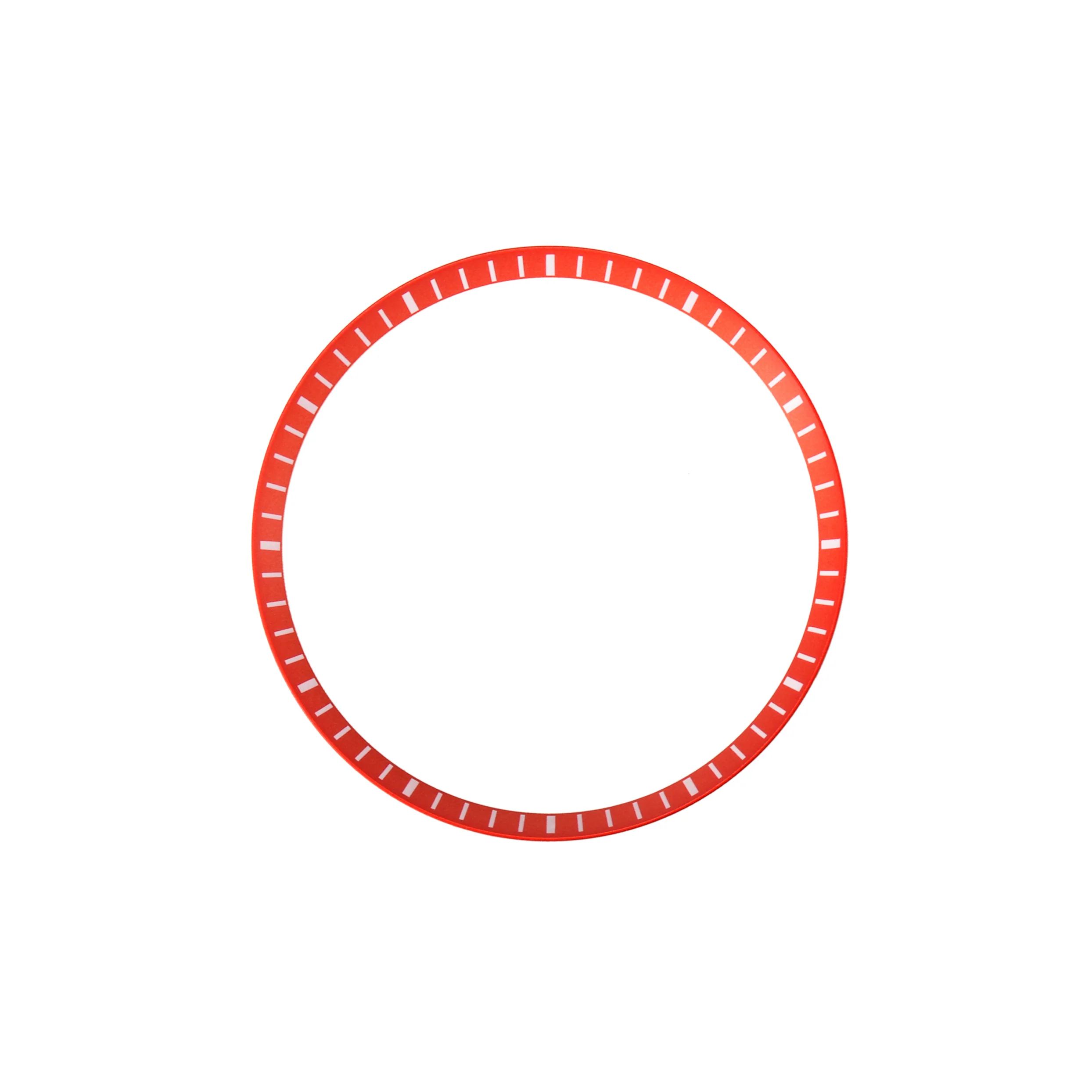 Seiko Mod SKX / SRPD Chapter Ring: Red With White Markers - Image 3