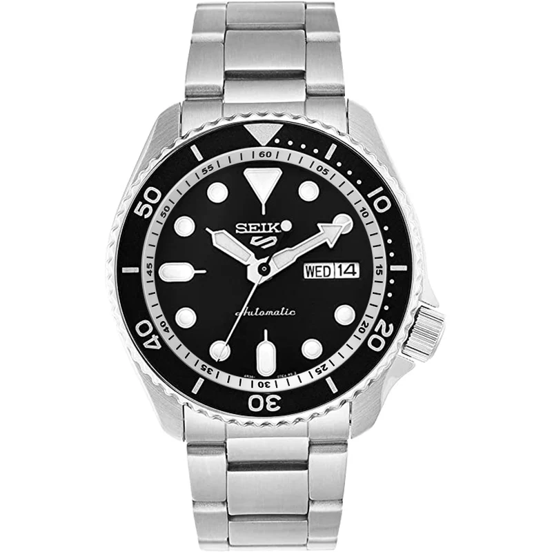 Seiko Mod SKX / SRPD Chapter Ring: Metallic White With Black Numeric Markers - Image 2