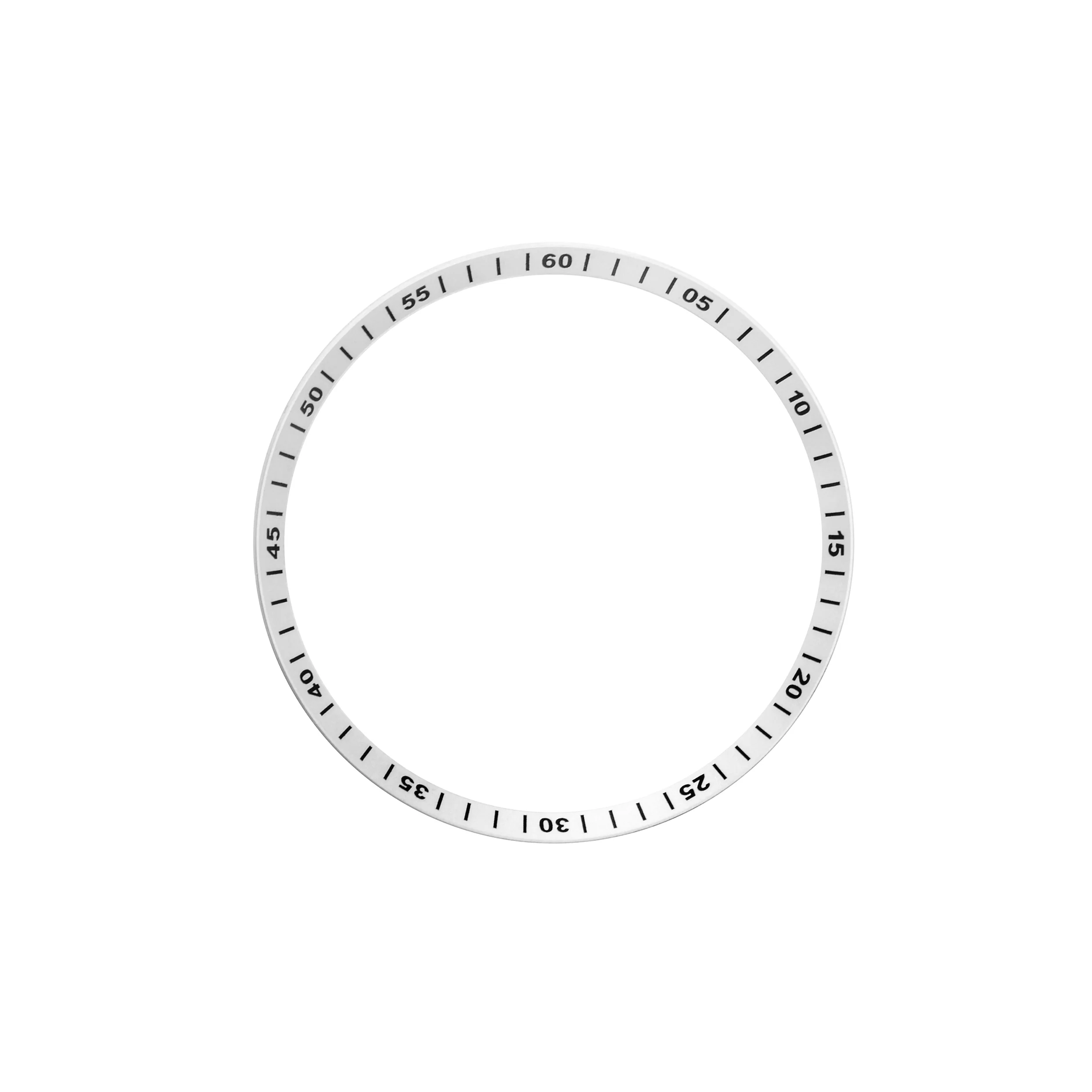Seiko Mod SKX / SRPD Chapter Ring: Metallic White With Black Numeric Markers - Image 3