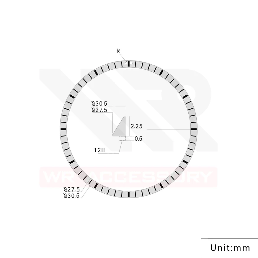 Seiko Mod SKX / SRPD Chapter Ring: Yellow With Black Markers - Image 5