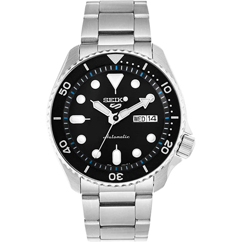 Seiko Mod SKX / SRPD Chapter Ring: Black With Light Blue Markers - Image 2
