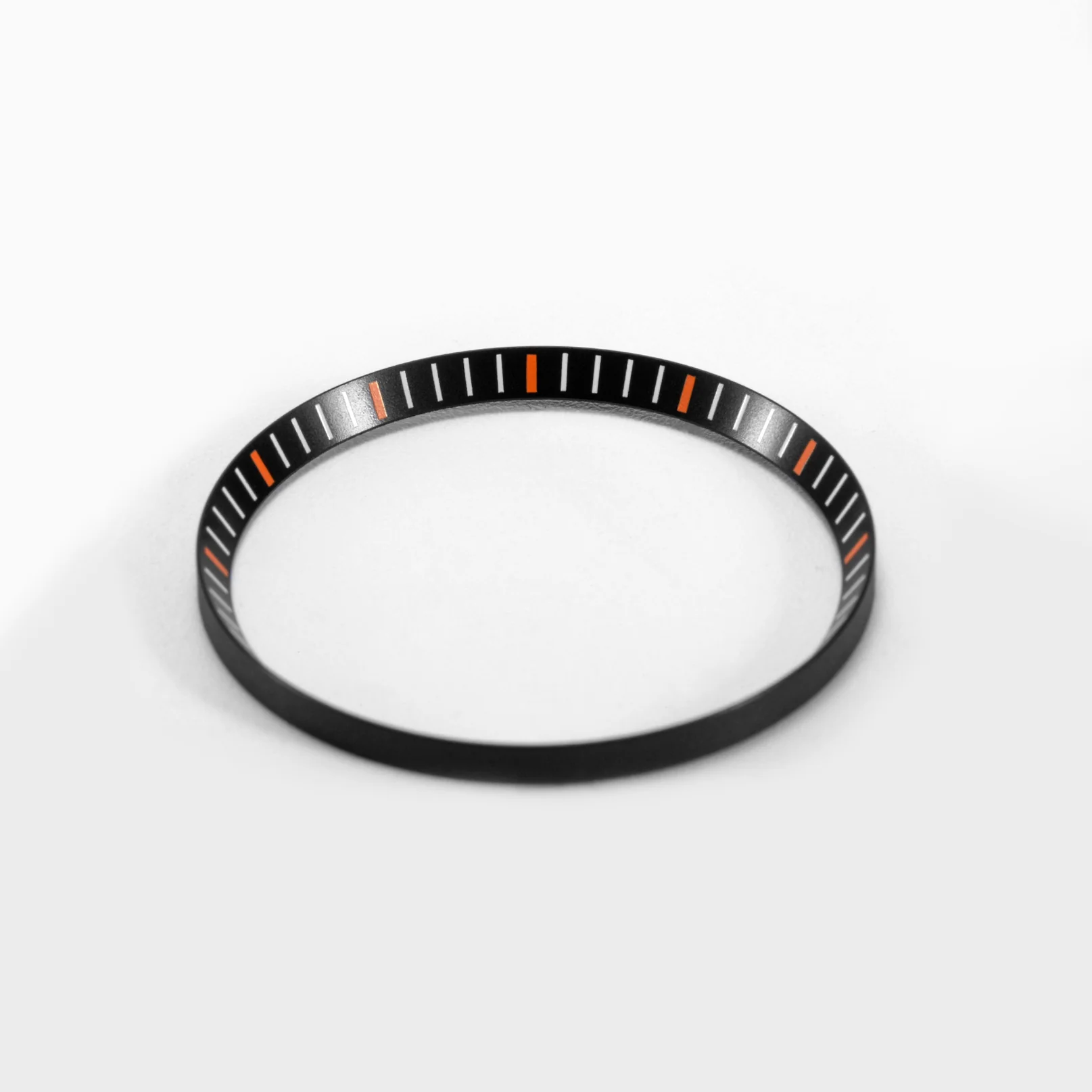 Seiko Mod SKX / SRPD Chapter Ring: Black With Orange Markers