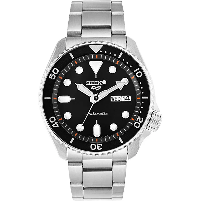 Seiko Mod SKX / SRPD Chapter Ring: Black With Orange Markers - Image 2