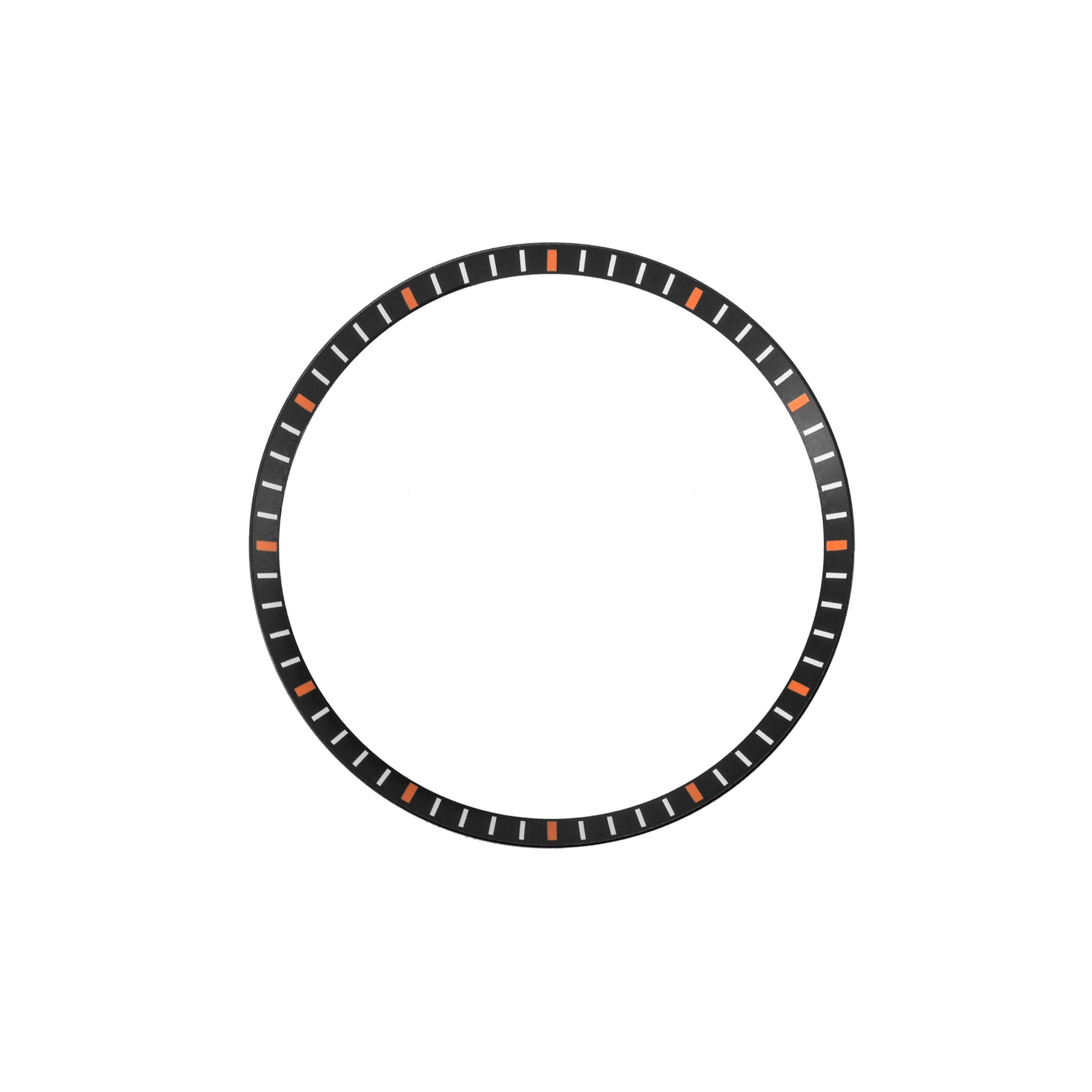 Seiko Mod SKX / SRPD Chapter Ring: Black With Orange Markers - Image 3