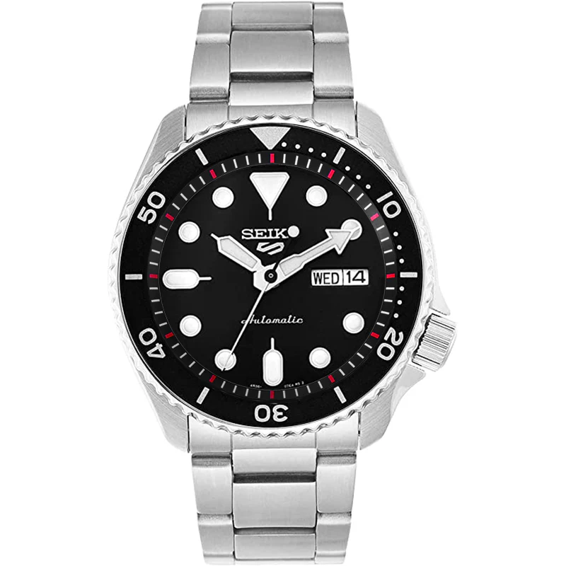 Seiko Mod SKX / SRPD Chapter Ring: Black With Red Markers - Image 2