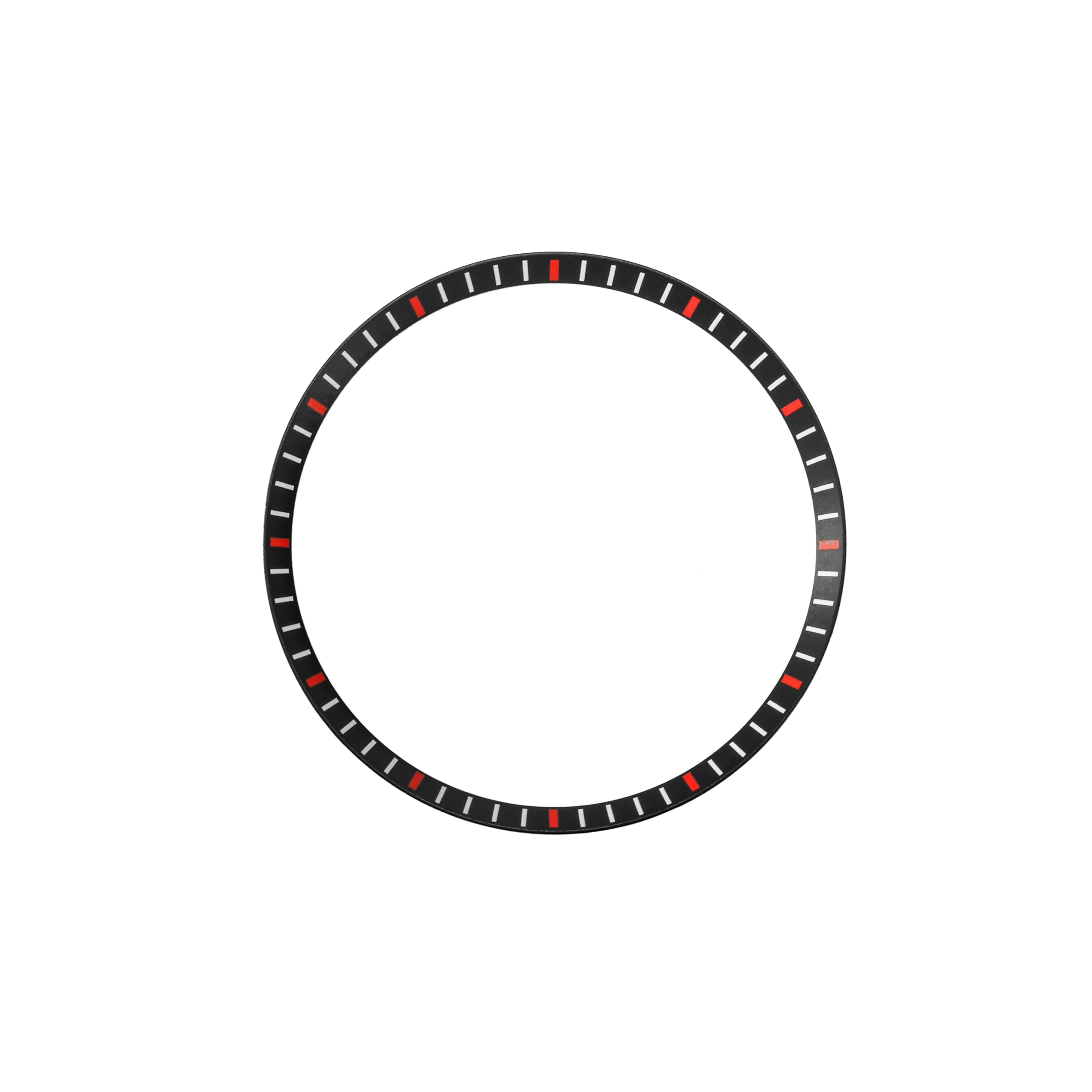 Seiko Mod SKX / SRPD Chapter Ring: Black With Red Markers - Image 3