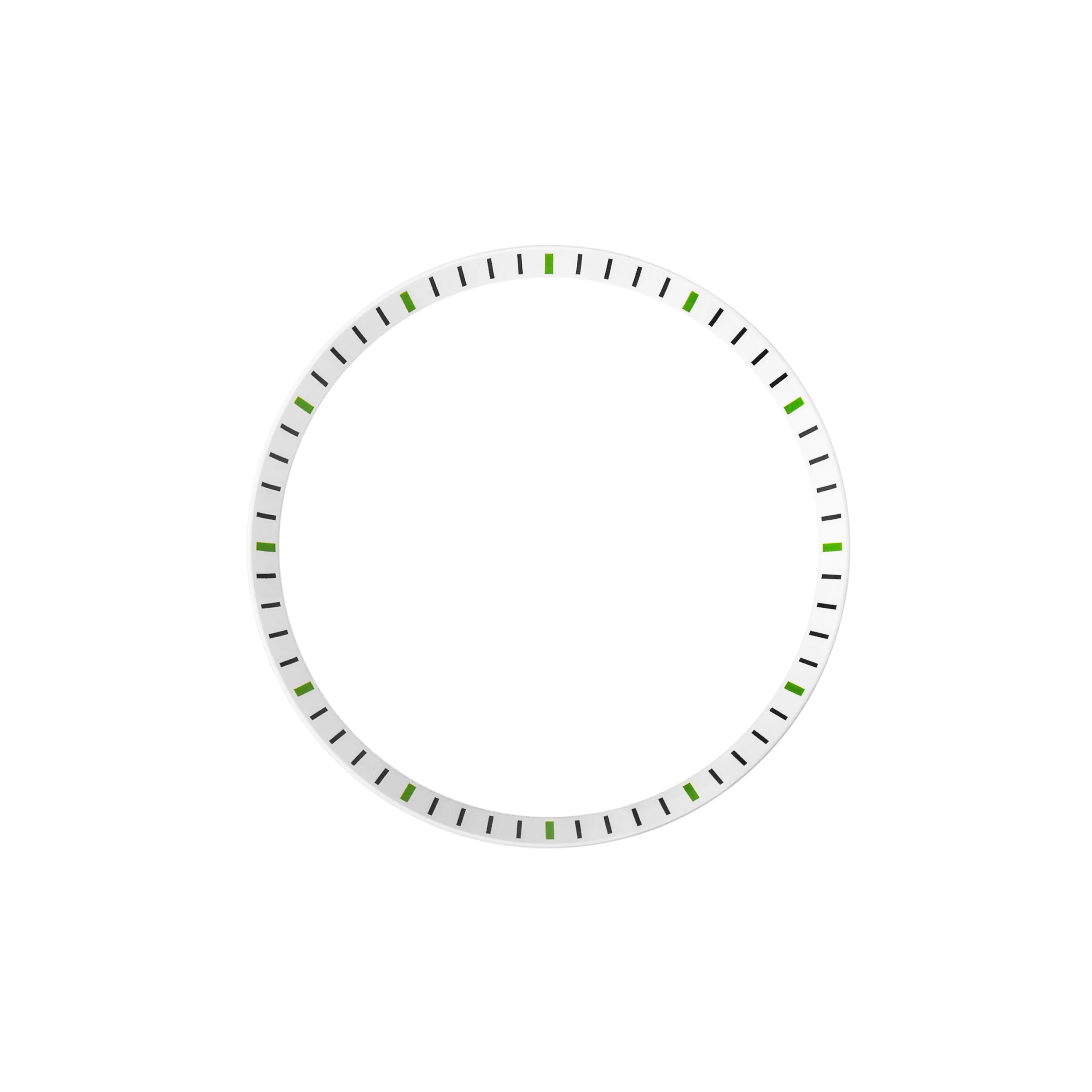Seiko Mod SKX / SRPD Chapter Ring: White With Green Markers - Image 3