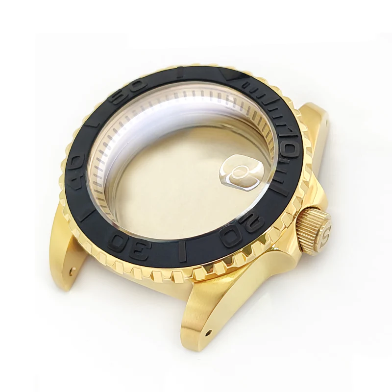 YM Oyster Style Brushed Case Set for Seiko SKX / SRPD Mod: Gold - Image 2