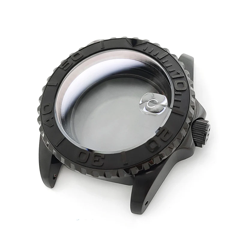 YM Oyster Style Brushed Case Set for Seiko SKX / SRPD Mod: Black