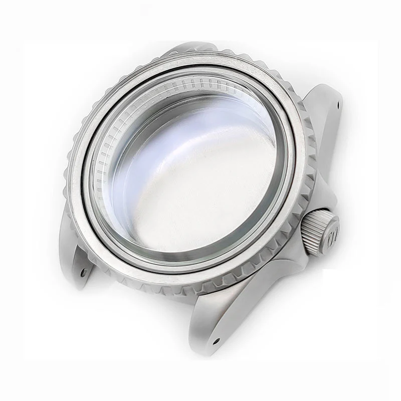SKX SUB Sandblasted Case Set for Seiko Mod: Silver - Image 2