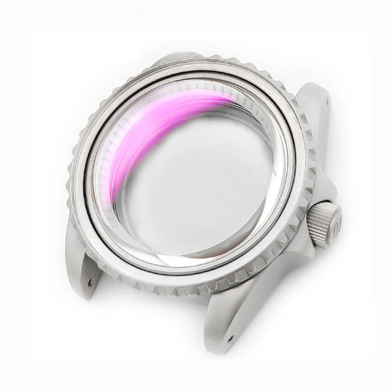 SKX SUB Sandblasted Case Set for Seiko Mod: Silver - Image 4