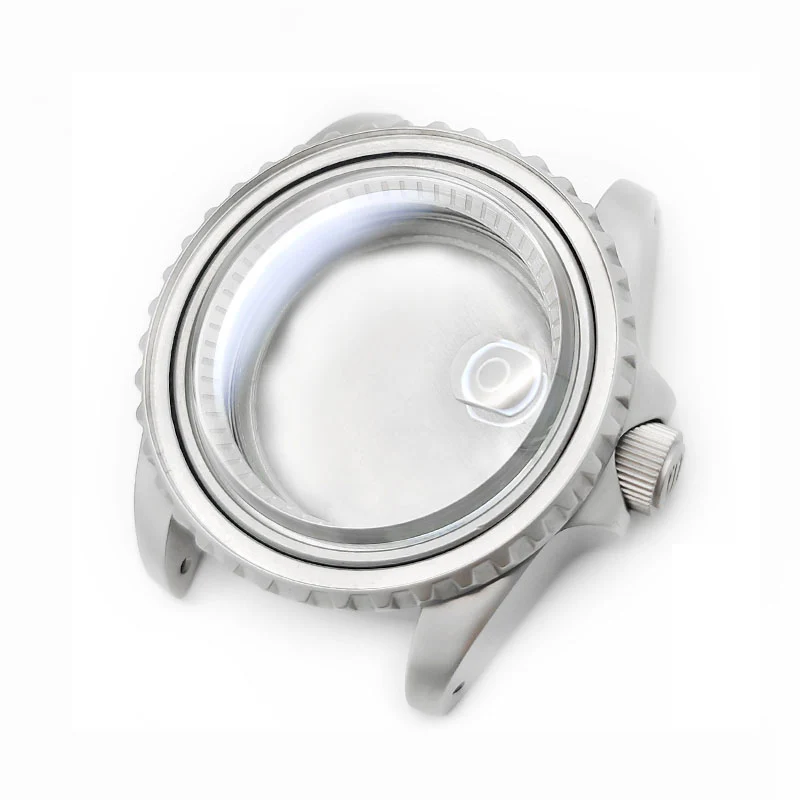 SKX SUB Sandblasted Case Set for Seiko Mod: Silver - Image 5
