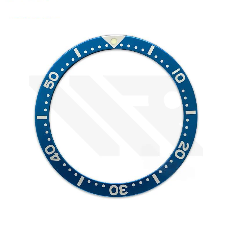 SKX007 Aluminium Flat Bezel Insert for SKX/SRPD - Blue