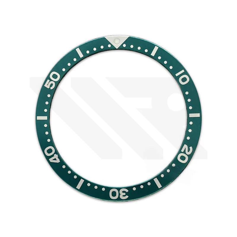 SKX007 Aluminium Flat Bezel Insert for SKX/SRPD - Coral Green