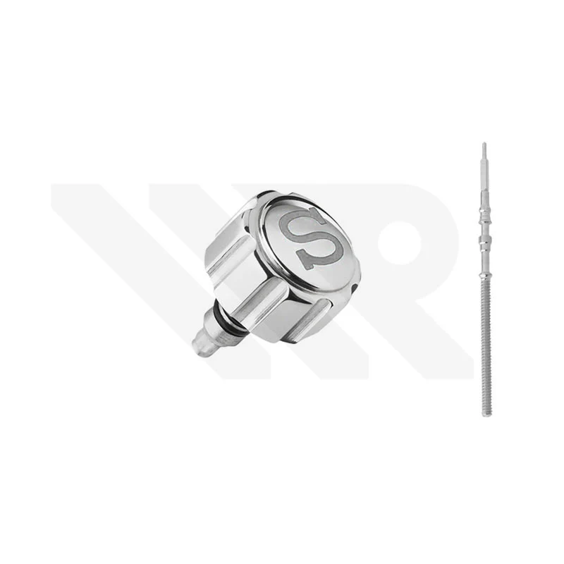 SKX007 Chunky Crown: Silver (Polished with Red S) - Image 3