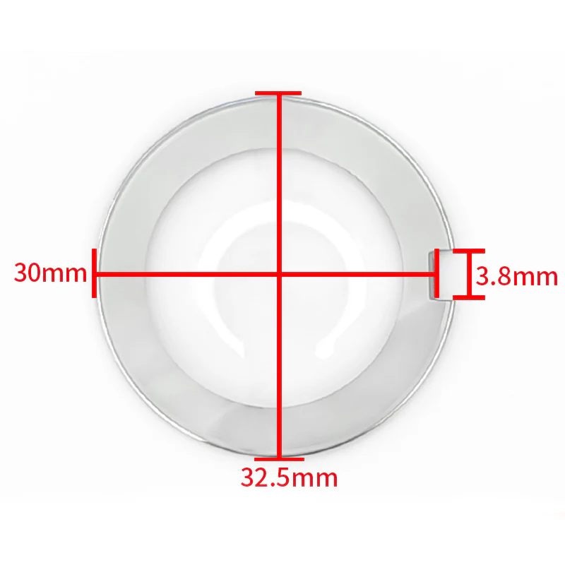 Special Cut Double Domed Mineral Crystal for Rado Coupole Series - Image 6
