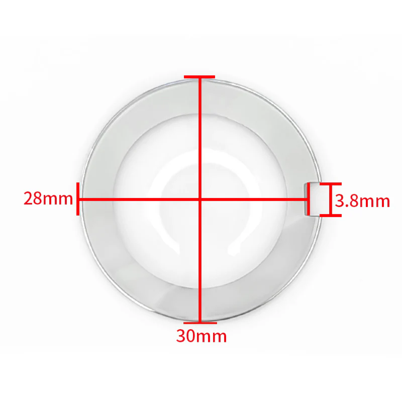 Special Cut Double Domed Mineral Crystal for Rado Coupole Series - Image 7