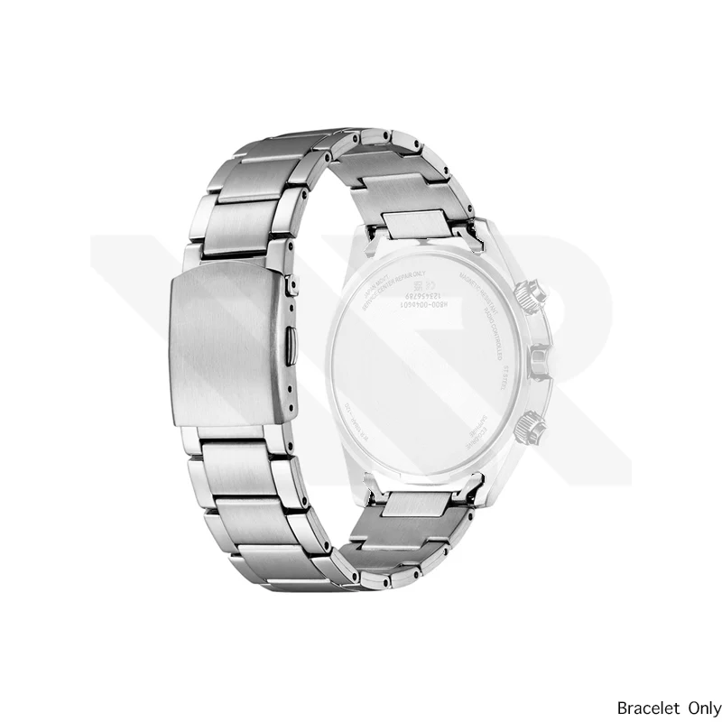 Replacement Stainless Steel Bracelet Compatible with Citizen Eco-Drive Radio Controlled AT8260 / CB0270