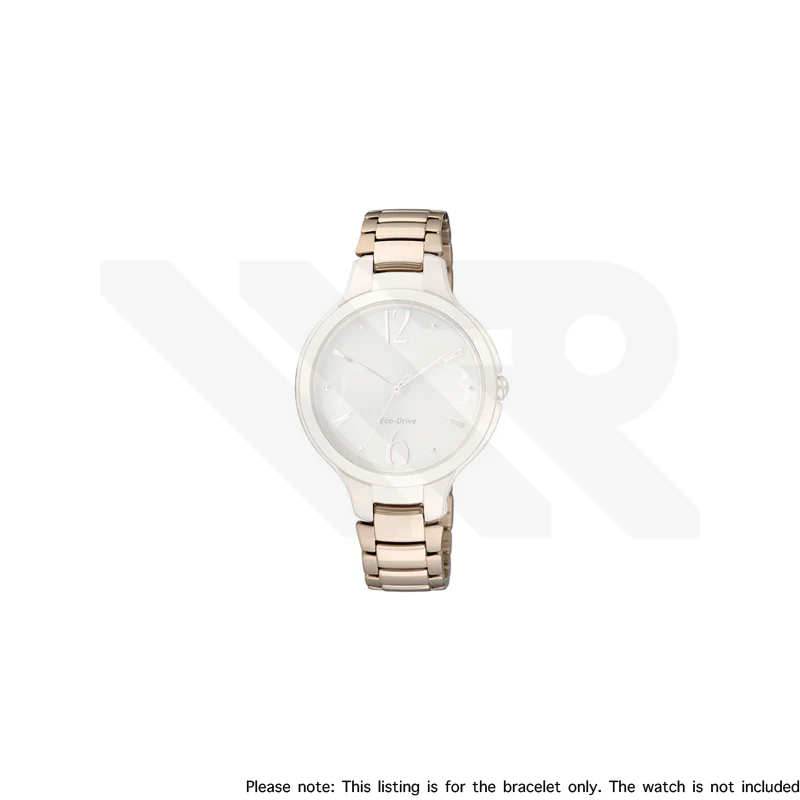 Replacement Stainless Steel Rose Gold PVD Bracelet Compatible with Citizen L Eco-Drive EP5992