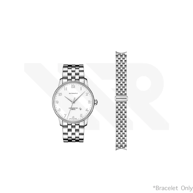 Replacement Stainless Steel Bracelet Compatible with Mido Baroncelli Jubilee Chronometer M8690 Series
