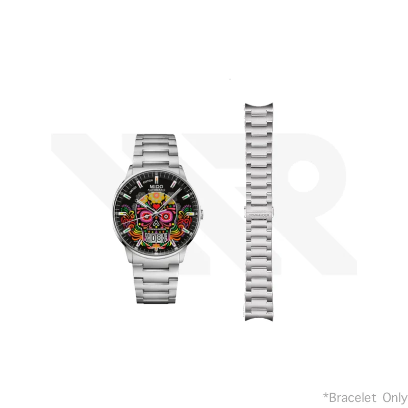 Replacement Stainless Steel Bracelet Compatible with Mido Commander M021626