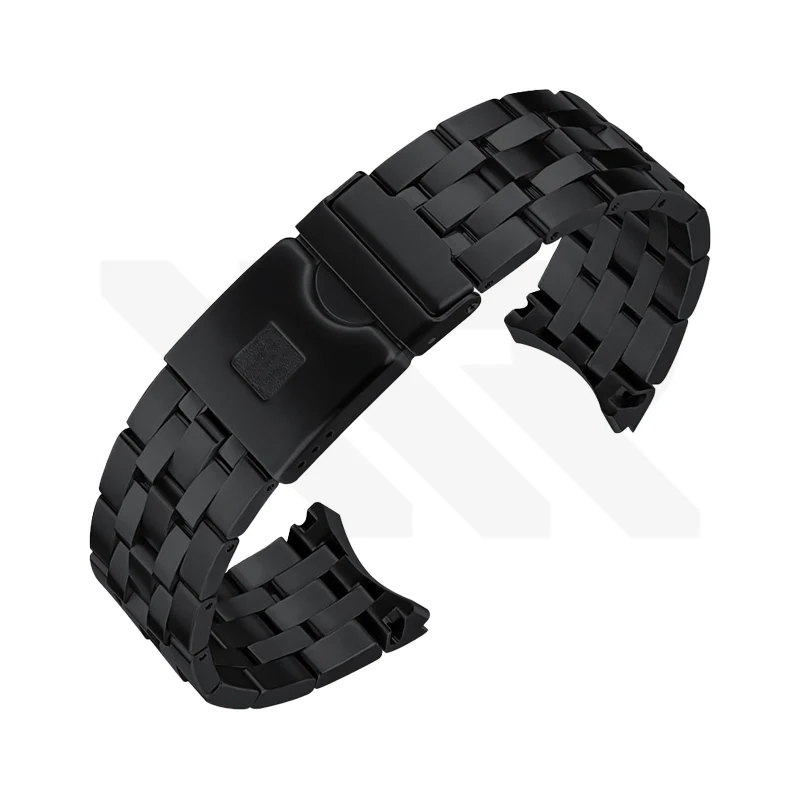 Replacement Stainless Steel Bracelet Compatible with Tissot Seastar T120407A - Black PVD