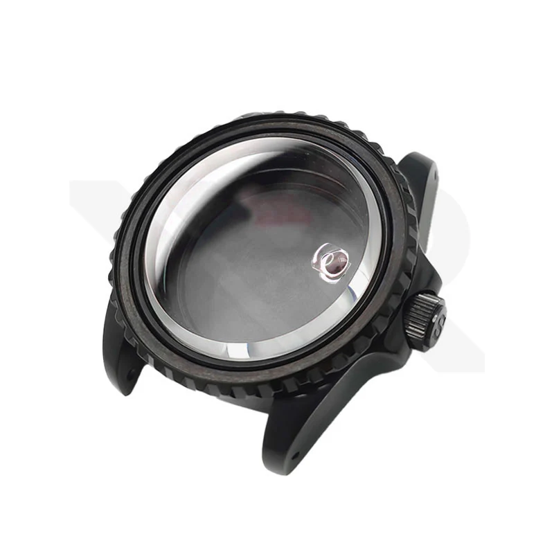 SUB Oyster Style Brushed Case Set for Seiko SKX / SRPD Mod: Black - Image 4
