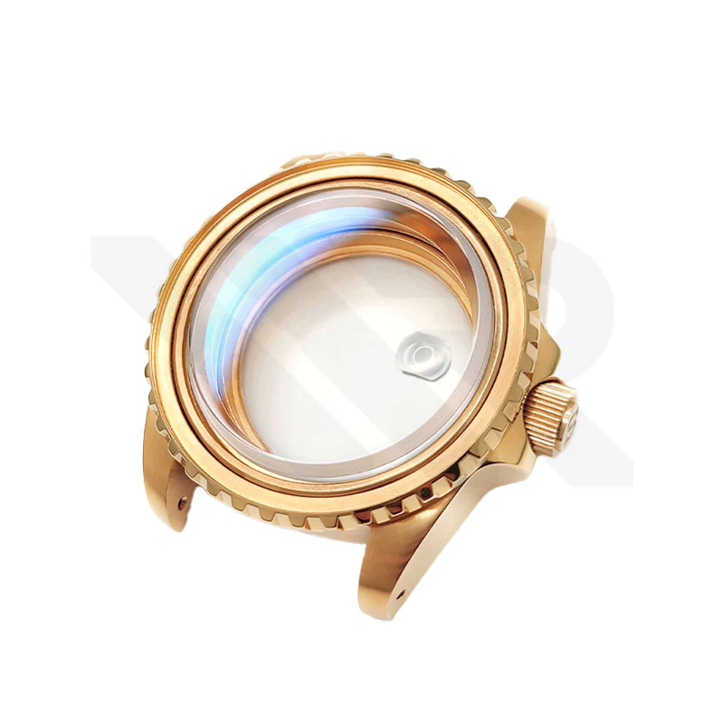SUB Oyster Style Brushed Case Set for Seiko SKX / SRPD Mod: Rose Gold - Image 11