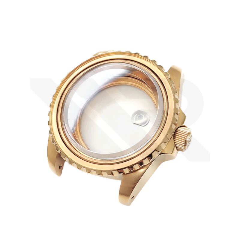 SUB Oyster Style Brushed Case Set for Seiko SKX / SRPD Mod: Rose Gold - Image 7