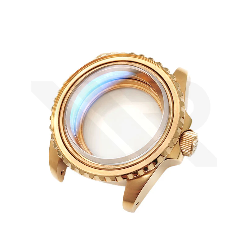 SUB Oyster Style Brushed Case Set for Seiko SKX / SRPD Mod: Rose Gold - Image 8