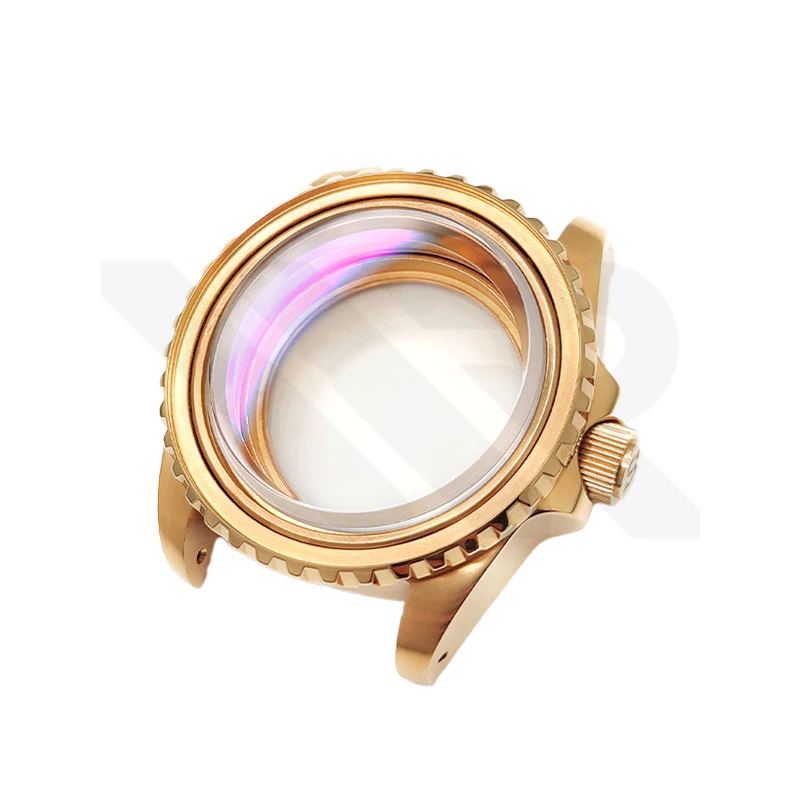 SUB Oyster Style Brushed Case Set for Seiko SKX / SRPD Mod: Rose Gold - Image 9