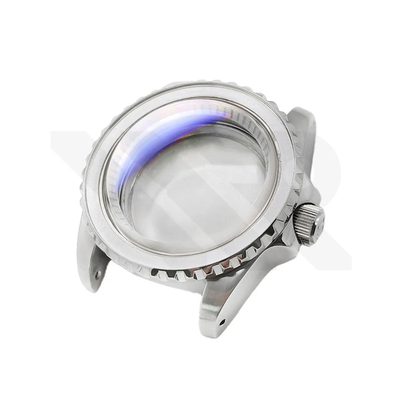 SUB Oyster Style Brushed Case Set for Seiko SKX / SRPD Mod: Silver - Image 3
