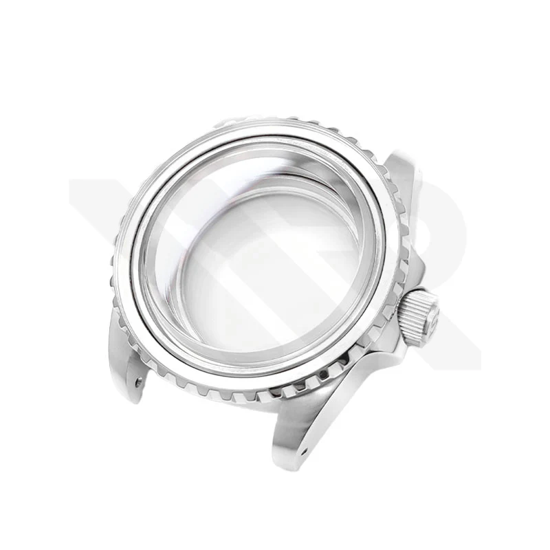 SUB Oyster Style Brushed Case Set for Seiko SKX / SRPD Mod: Silver - Image 7