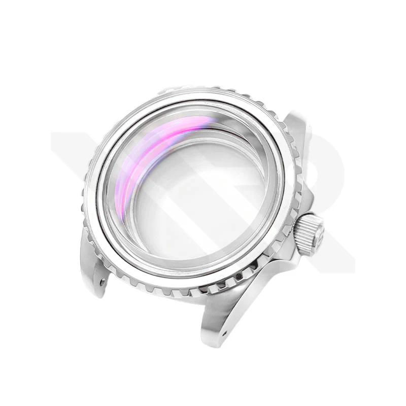 SUB Oyster Style Brushed Case Set for Seiko SKX / SRPD Mod: Silver - Image 9