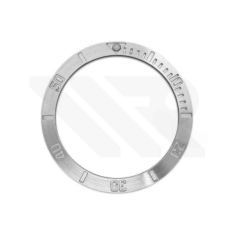 Sub Style Aluminium Sloped Bezel Insert for SKX/SRPD - Silver