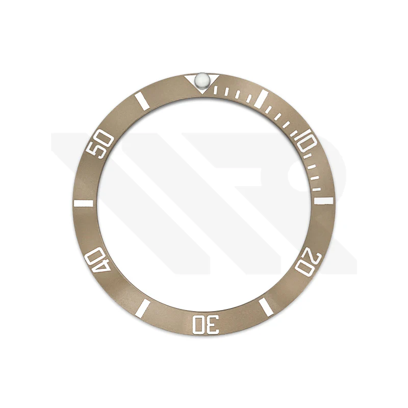 Sub Style Aluminium Sloped Bezel Insert for SKX/SRPD - Mahogany