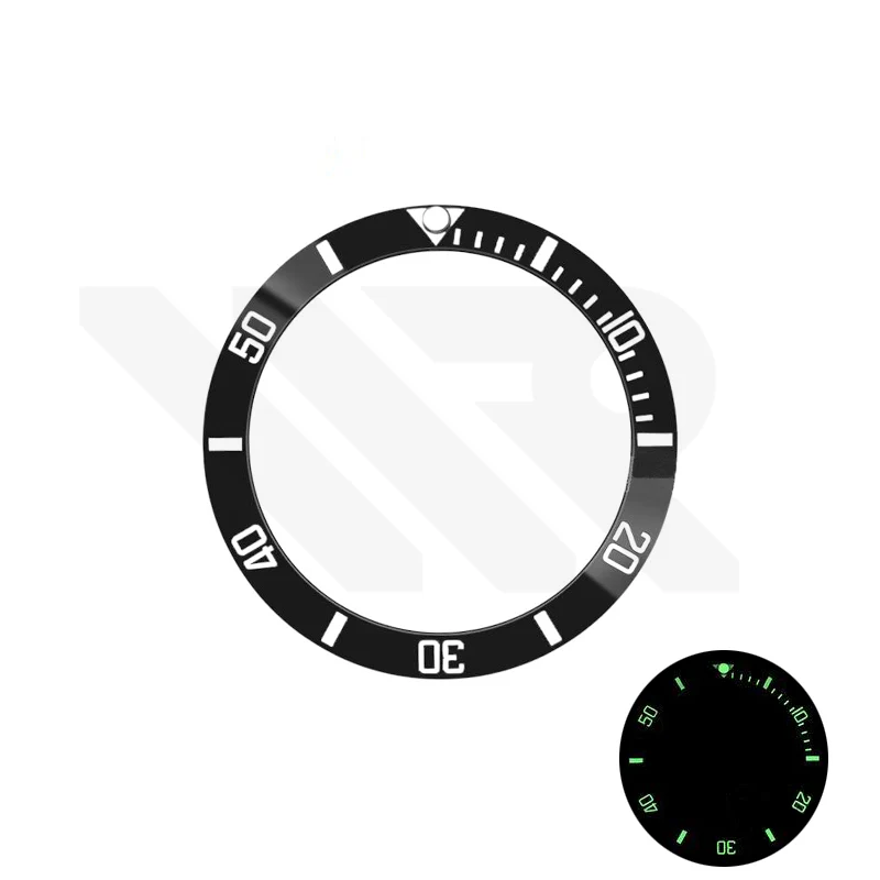 SUB Style Blue Full Luminous Ceramic Sloped Bezel Insert for SKX/SRPD: Blue - Image 5