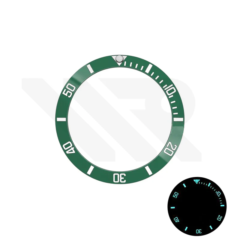 SUB Style Blue Full Luminous Ceramic Sloped Bezel Insert for SKX/SRPD: Blue - Image 3
