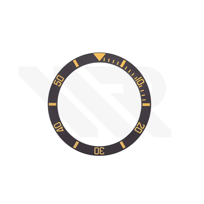 SUB Style Ceramic Sloped Bezel Insert for SKX/SRPD: Gray/White - Image 3