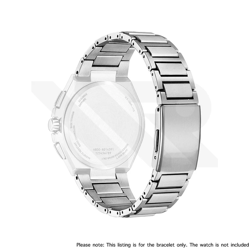 Replacement Titanium Bracelet Compatible with Citizen Eco-Drive Radio Controlled AT8234